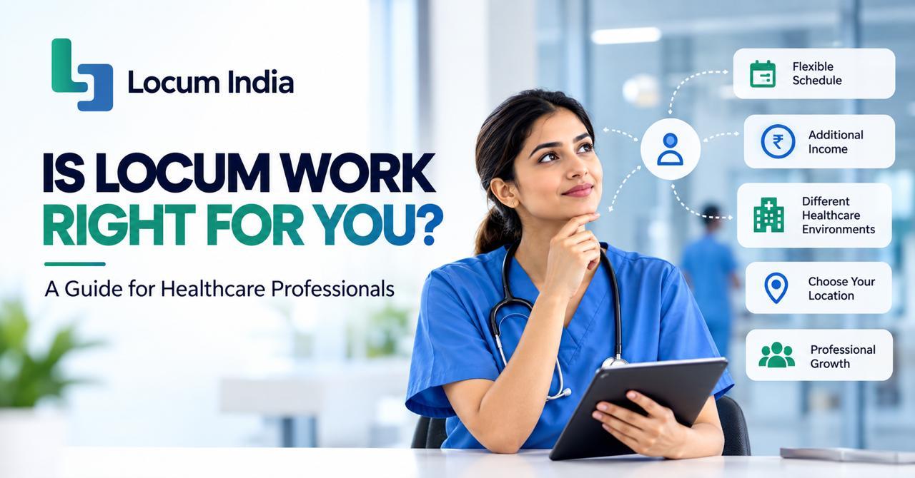 Healthcare professional considering whether locum work fits her schedule, location and professional goals