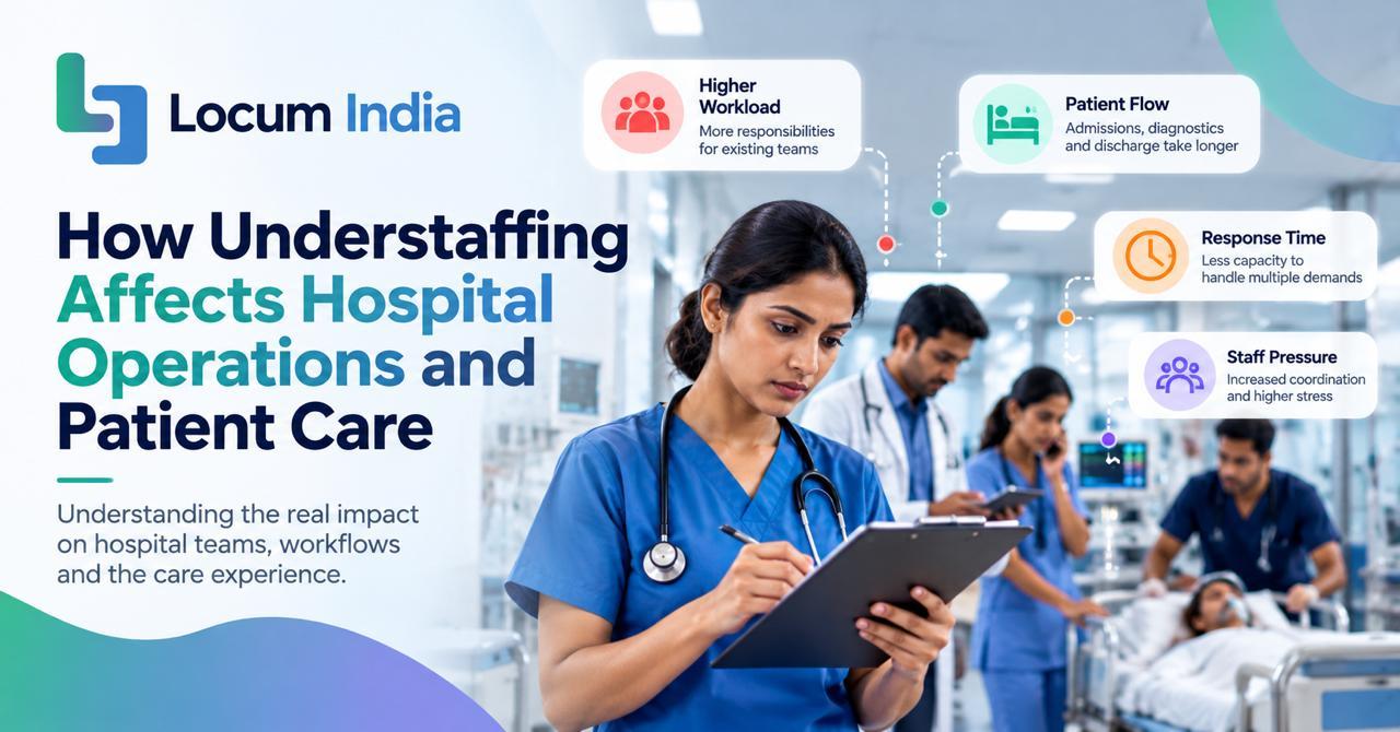 Healthcare team managing increased workload during an understaffed hospital shift